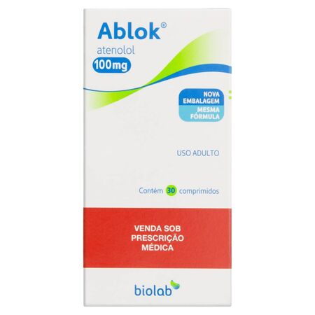 imagem do produto Ablok 100mg 30 Comprimidos