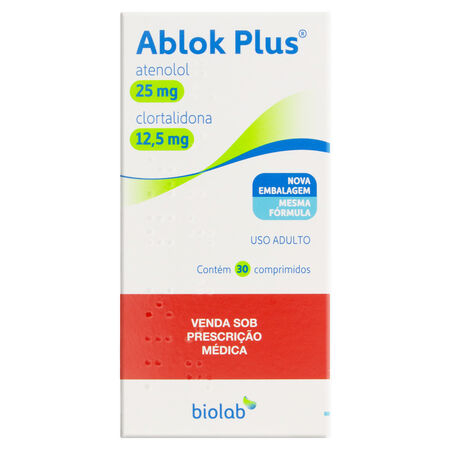 imagem do produto Ablok Plus 25/12.5mg 30 Comprimidos
