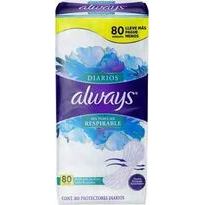 imagem de Absorvente Alw Prot Diario Respiravel 80un