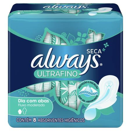 imagem do produto Absorvente Always Active 8 Unidades Com Abas