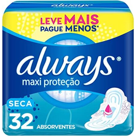 imagem do produto Absorvente Always Max Protecao 32 Unidades Seca Com Abas