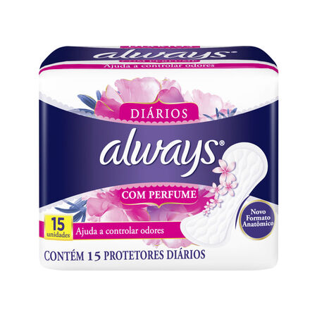 imagem do produto Absorvente Always Protetor Diario 15 Unidades Regular