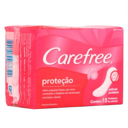 imagem do produto Absorvente Carefree 15 Unidades Sem Perfume