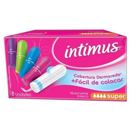 imagem do produto Absorvente Interno Intimus Discreto Mdio 8 Unidades