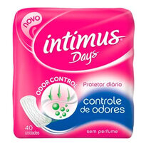 imagem de Absorvente Intimus Days 40 Unidades Controle Odor Sem Abas