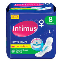 imagem de Absorvente Intimus Gel Noturna  8 Unidades Seca Abas