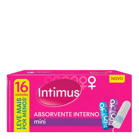 imagem do produto Absorvente Intimus Interno 16 Unidades Mini