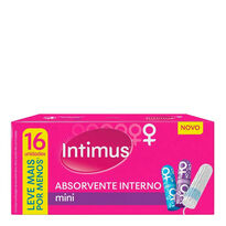 imagem de Absorvente Intimus Interno 16 Unidades Mini