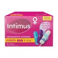 imagem de Absorvente Intimus Interno 8 Unidades Medio