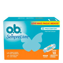 imagem de Absorvente Ob 10 Unidades Super