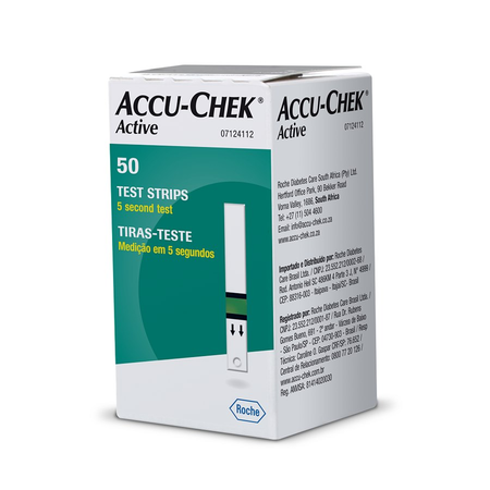 imagem do produto Accu Chek 50 Tiras Active
