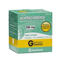 imagem de Acetilcisteina 200mg 16 Envelopes Eurofarma
