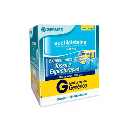 imagem do produto Acetilcisteina 600mg 16 Envelopes Germed