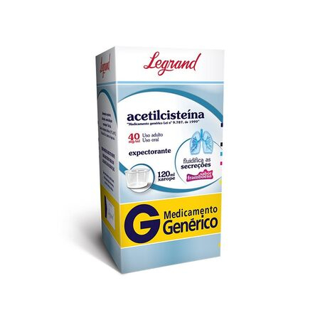 imagem do produto Acetilcisteina Xarope Adulto 120ml Legrand