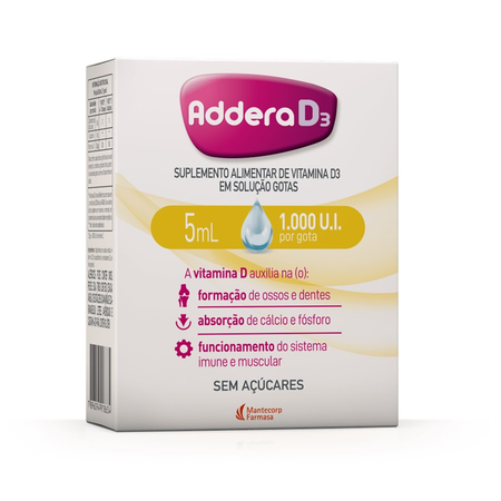 imagem do produto Addera D3 1.000ui Gotas 5ml