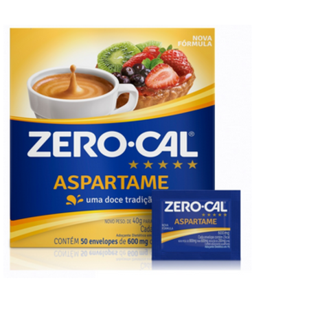 imagem do produto Adocante Zero Cal Aspartame 50x600mg
