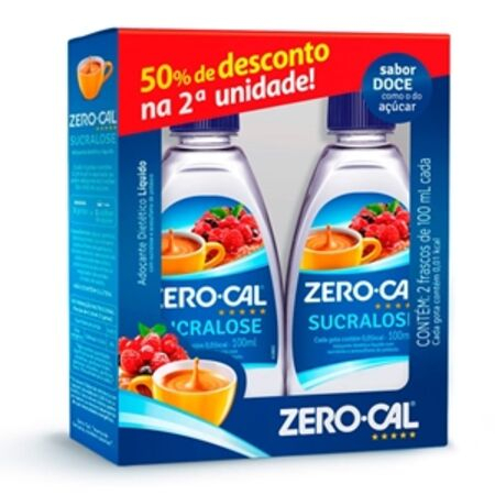 imagem do produto Adocante Zero Cal Sucralose 2 Unidades X 100ml