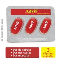 imagem de Advil Extra 400mg 3 Capsulas