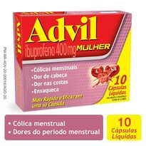 imagem de Advil Mulher 400mg 10 Capsulas