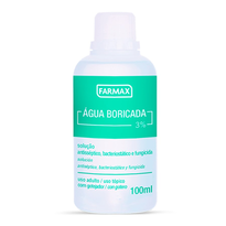 imagem de Agua Boricada Farmax 100ml