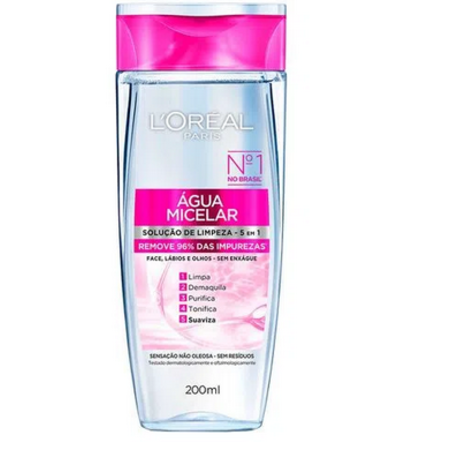 imagem do produto Agua Micelar Loreal 5 Em 1 200ml Efeito Matte