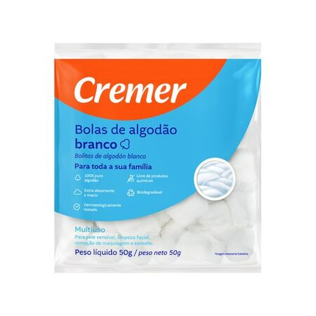 imagem do produto Algodao Cremer Bola 50g