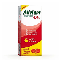 imagem de Alivium 400mg 10 Capsulas Gel