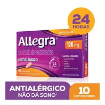 imagem de Allegra 120mg 10 Comprimidos