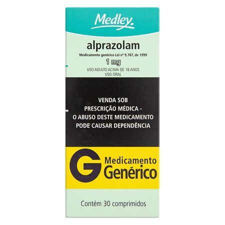 imagem do produto Alprazolam 1mg 30 Comprimidos Medley