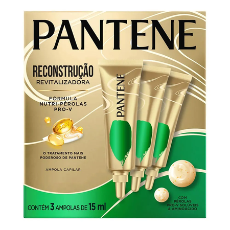 imagem do produto Ampola Pantene 3un Reconstrucao 15ml