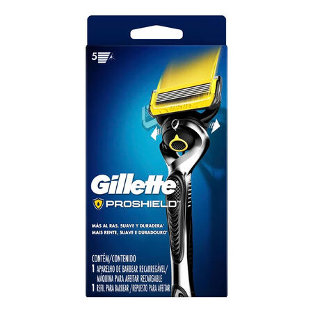 imagem do produto Aparelho de Barbear Gillette Fusion Proshield Flexball Unida