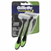 imagem de Aparelho de Barbear Gillette Presto3 2 Unidades Body Sense