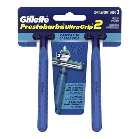 imagem do produto Aparelho de Barbear Gillette Prestobarba Ultragrip 2 Unidade