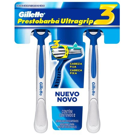 imagem do produto Aparelho de Barbear Gillette Prestobarba Ultragrip 3 2 Unida