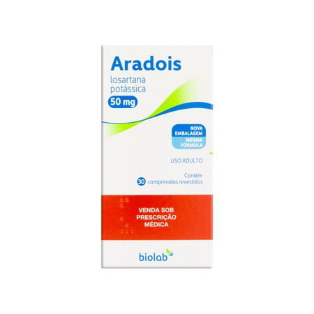 imagem do produto Aradois 50mg 30 Comprimidos