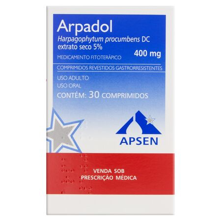 imagem do produto Arpadol 400mg 30 Comprimidos