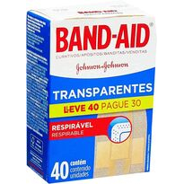 imagem de Band Aid Jonhson´s 40 Unidades Transparente