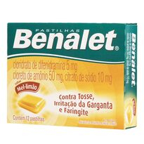 imagem de Benalet 12 Pastilhas Mel Limao