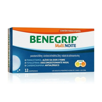 imagem de Benegrip Multi Noite 12cpr