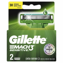imagem de Carga Gillette Mach3 2 Unidades Sensitive