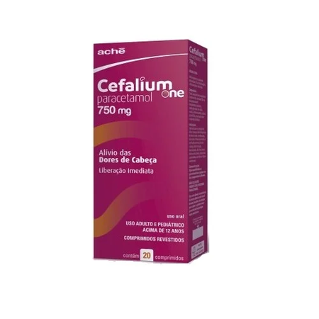 imagem do produto Cefalium One 750mg 20 Comprimidos