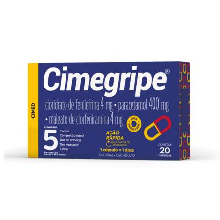 imagem do produto Cimegripe 20 Comprimidos