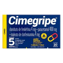 imagem de Cimegripe 20 Comprimidos