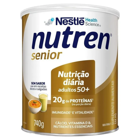 imagem do produto Complemento Alimentar Nutren Senior Sem Sabor 740g
