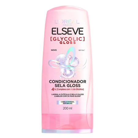 imagem do produto Condicionador Elseve 200ml Glycolic Gloss