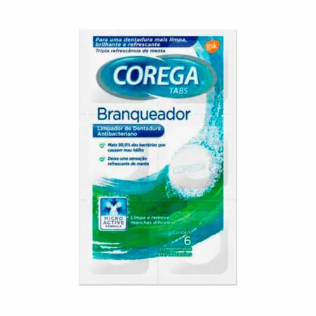 imagem do produto Corega Tabs Branqueador 6 Comprimidos