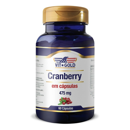 imagem do produto Cranberry Vit Gold 475mg 60 Capsulas