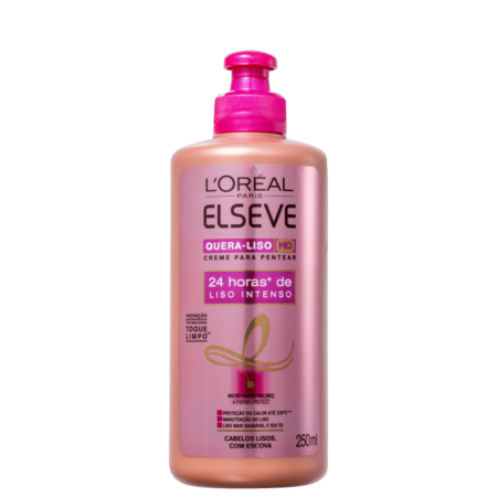 imagem do produto Creme de Pentear Elseve 250ml Quera Liso Escova