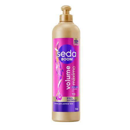 imagem do produto Creme de Pentear Seda Boom 350ml Volume Maximo