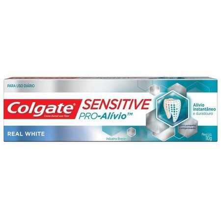 imagem do produto Creme Dental Colgate Sensitive Pro Alivio 110g Real Whit